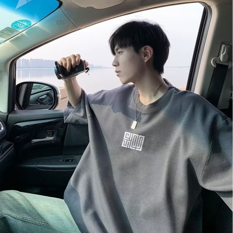 M-8XL Men Oversized Loose Fitt - Streetwear Brand Accessories 评论和价格