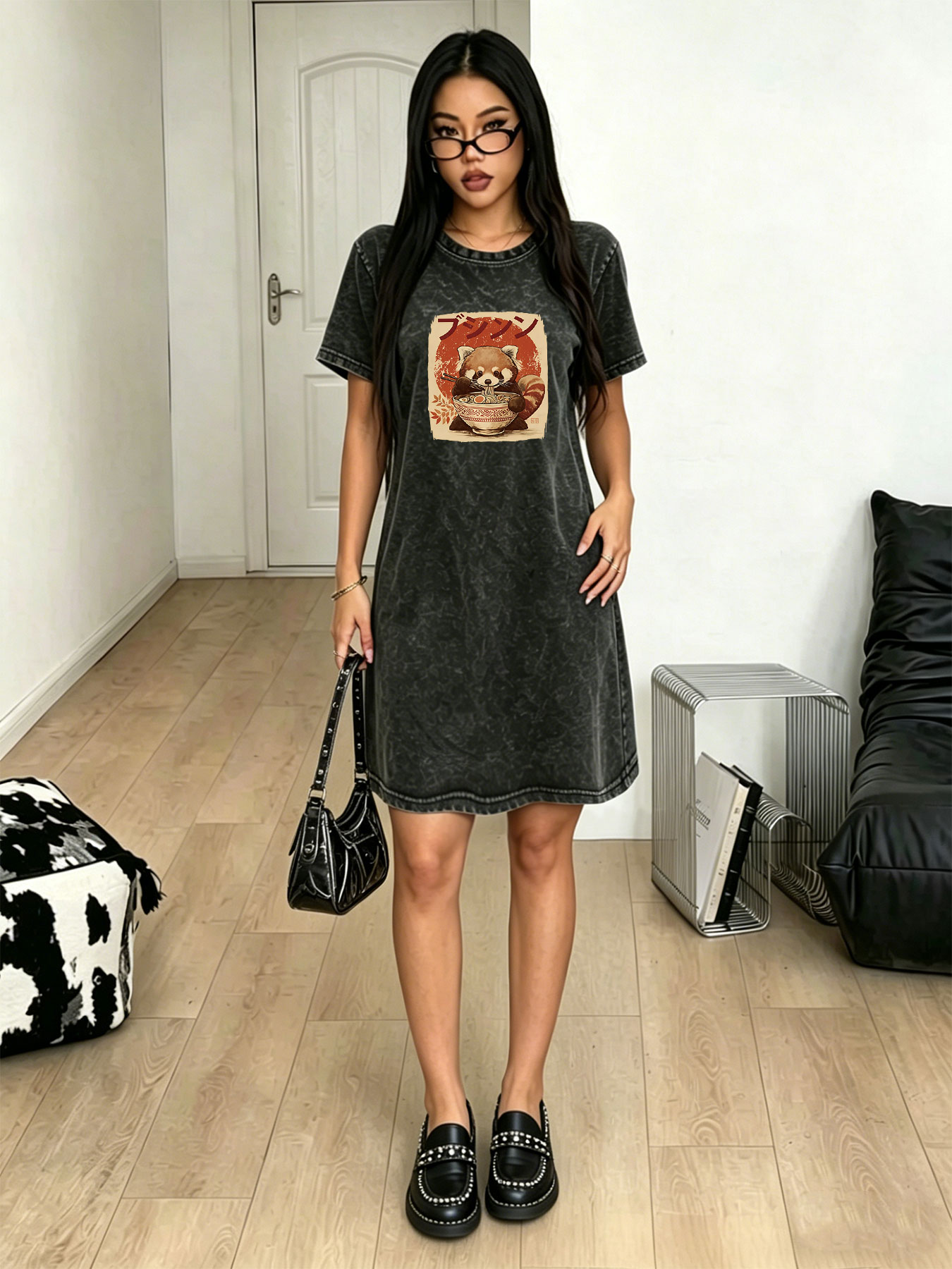Vintage washed retro T-shirt d - Japanese Brand Streetwear Vintage 评论和价格