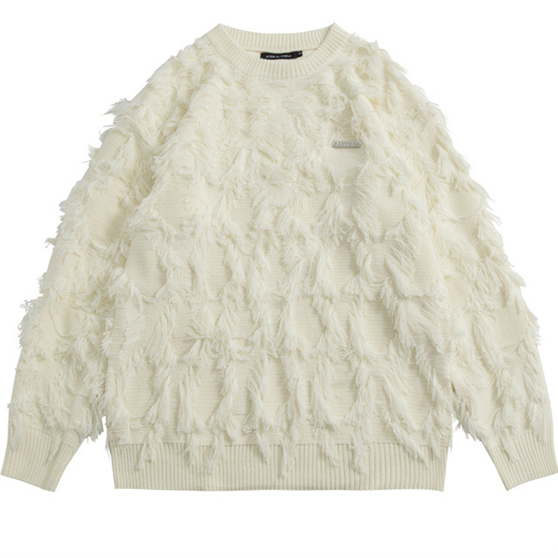 Mens Downy Knit Sweater Street - Japanese Brand Streetwear Vintage 评论和价格