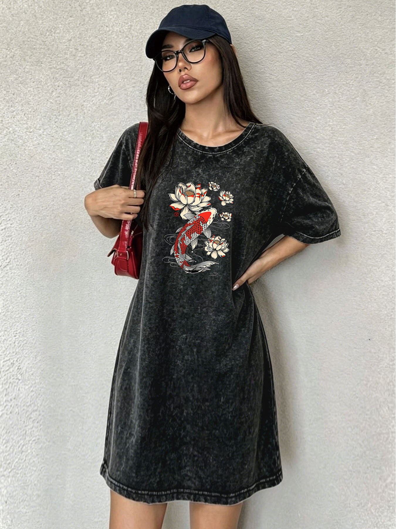 Vintage Washed Retro T-shirt D - Japanese Brand Streetwear Vintage 评论和价格