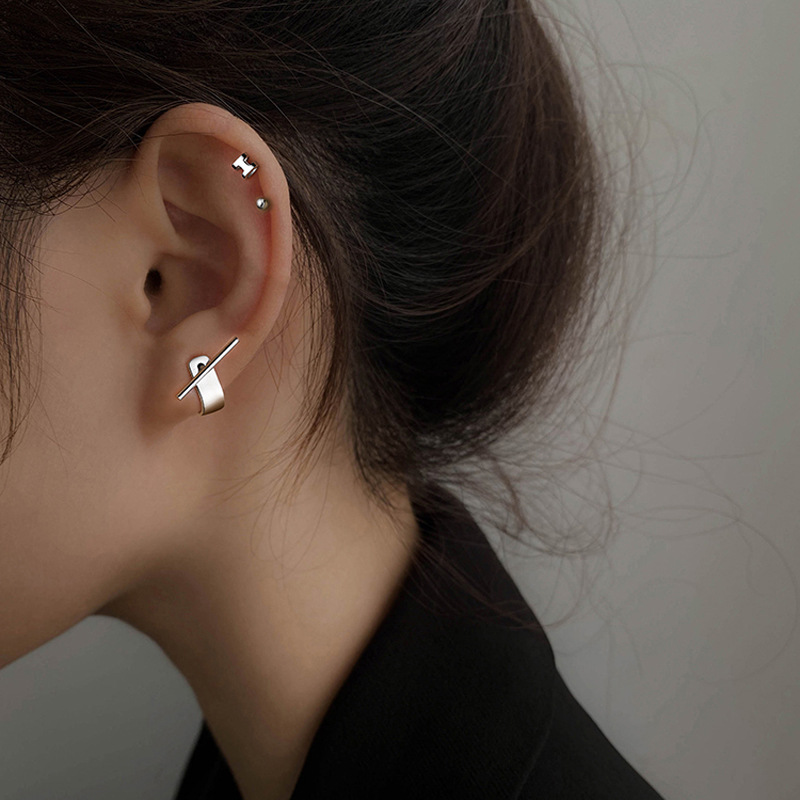 925 Sterling Silver Geometry S - Streetwear Brand Accessories 评论和价格
